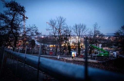 Das Baufeld am Rand des Rosensteinparks ist nun gerodet. (Archivfoto) Foto: Lichtgut/Zweygarth