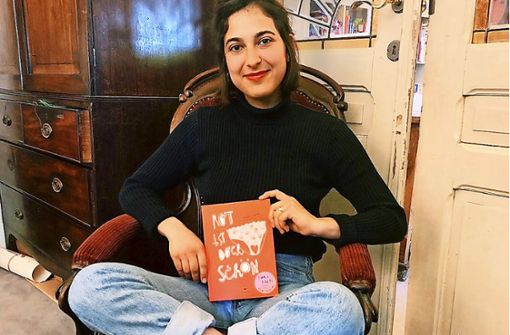 Die Illustratorin Lucia Zamolo und ihr Buch „Rot ist doch schön“ Foto: Lucia Zamolo