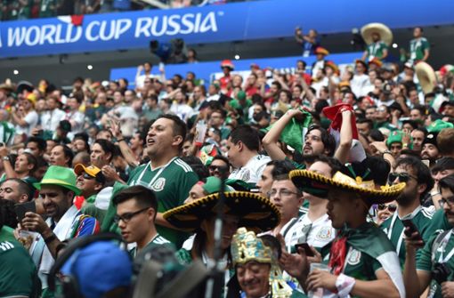 Die Fans aus Mexiko stehen bei der WM 2018 im Verdacht, homophobe Rufe getätigt zu haben. Foto: AFP