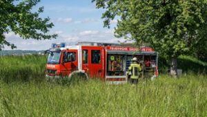 Die Feuerwehren Gäufelden, Jettingen und Herrenberg löschten das Feuer mit vereinten Kräften. Foto: SDMG/Dettenmeyer
