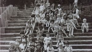 Das ist das erste Gruppenbild, das im Kinderhaus Erdbeerweg entstanden ist. Foto: privat