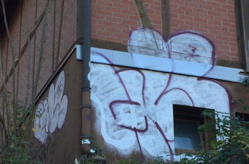 Über Nacht hatten Unbekannte die mühsame Instandsetzung des Häuschens mit Graffiti zunichte gemacht. Foto: privat