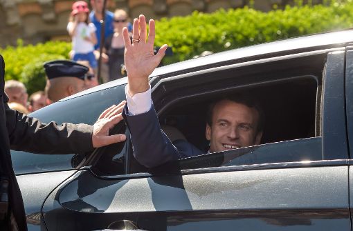 Der nächste Wahlsieg: Emmanuel Macron. Foto: AFP