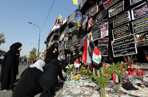 Erneut erschüttert ein Terrorangriff den Irak. Die Trauer um die Opfer des vergangenen Anschlags Anfang Juli mit fast 300 Toten ist in dem Land groß. Foto: EPA