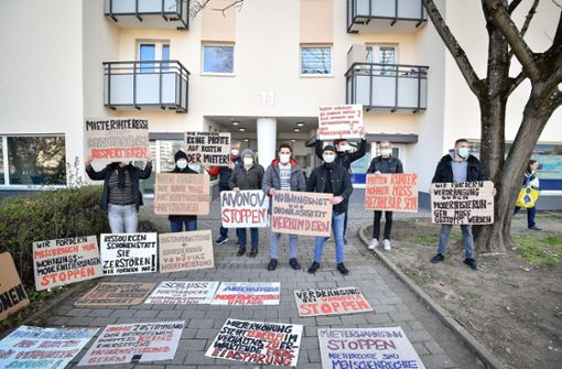 Protest gegen Wohnungsnot in Stuttgart. Foto: Lichtgut/Ferdinando Iannone