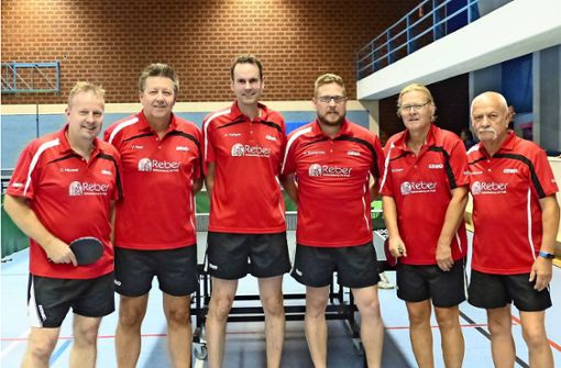 Die Herren der TTG Marbach/Rielingshausen steigen als Erster der Bezirksliga in die Landesklasse auf.Auch für die Damen des TTV Erdmannhausen geht es eine Liga nach oben. Foto: Michael Ruddat