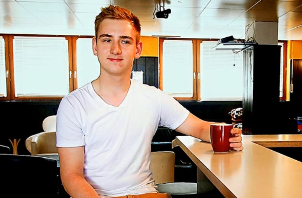 Alan Bareiß hält sich am liebsten im Jugendtreff Café 13 auf, wo er sich als Geschäftsführer engagiert.