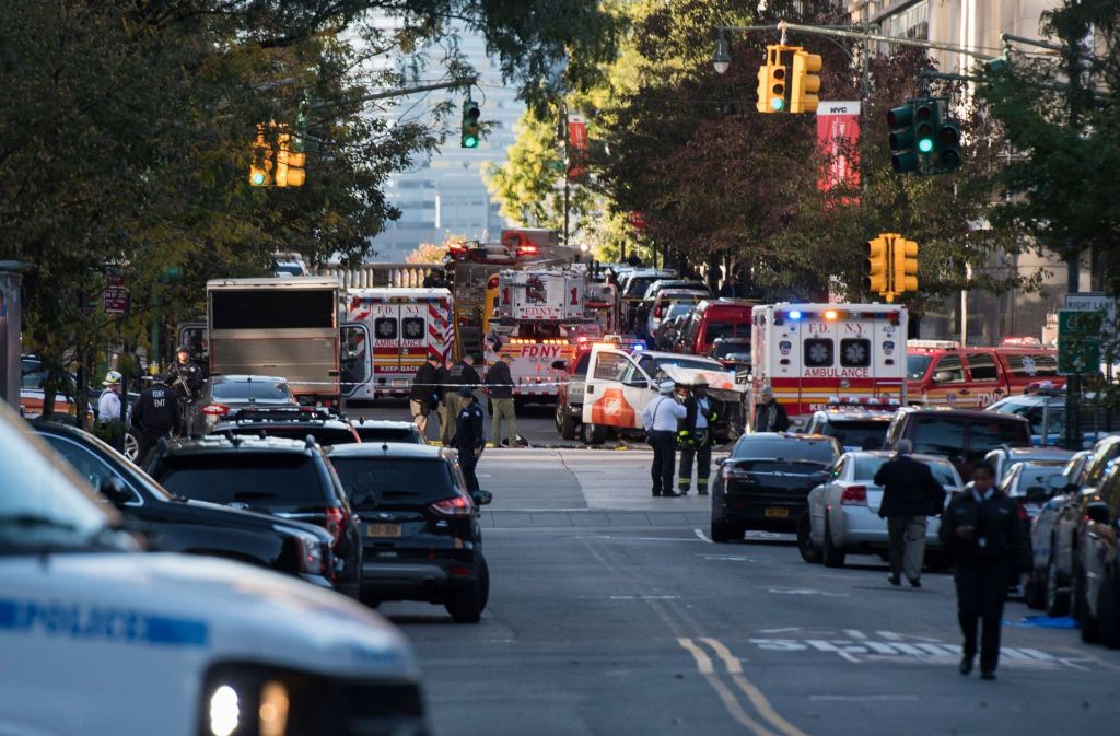 Acht Menschen kamen bei dem Attentat in New York ums Leben. Foto: AFP