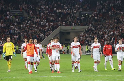 Mit einem 2:2 trennt sich der VfB Stuttgart im Relegations-Hinspiel von Union Berlin. Foto: Pressefoto Baumann