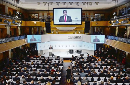 Deutschlands Außenminister Sigmar Gabriel schildert seine Sorgen bei seiner Rede auf der Münchner Sicherheitskonferenz  besonders eindrücklich. Foto: AFP