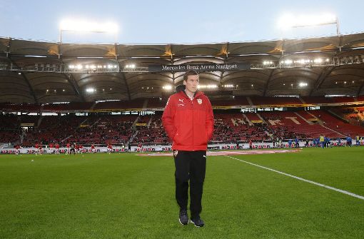 Der Liveticker von der Pressekonferenz mit VfB-Trainer Hannes Wolf zum Nachlesen. Foto: Pressefoto Baumann