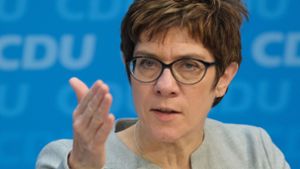 Annegret Kramp-Karrenbauer schließt eine Abriegelung der deutschen Grenzen nicht aus. Foto: Getty Images Europe