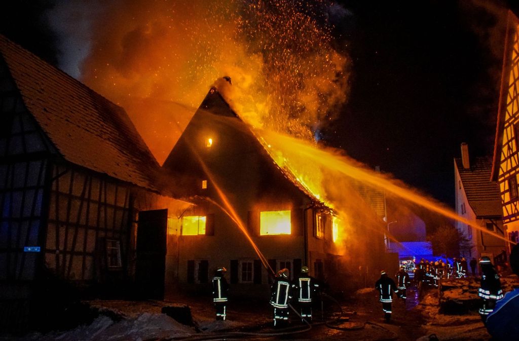 In Sulz am Neckar musste die Feuerwehr wegen eines Brandes ausrücken. Foto: SDMG