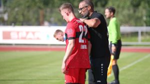Bittere Pille: Chris Führich muss verletzt vom Feld. Foto: Pressefoto Baumann/Alexander Keppler