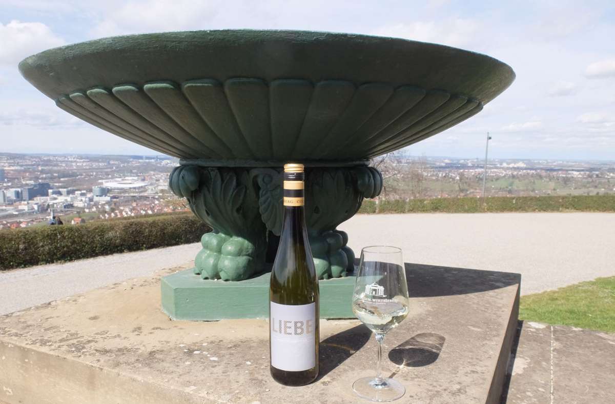 Der Wein namens „Liebe“, den das Collegium Wirtemberg für diese Saison kreiert hat, bestehe aus einem Riesling und einem Muskateller.