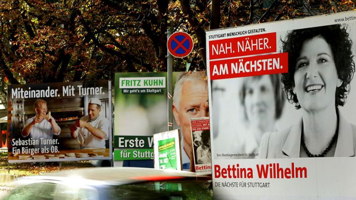 Stuttgarter OB-Kandidaten sind sparsam beim Wahlkampf