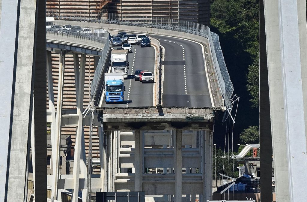 Am Dienstag ist in Genua die Morandi-Brücke eingestürzt. Mindestens 42 Menschen kamen dabei ums Leben.