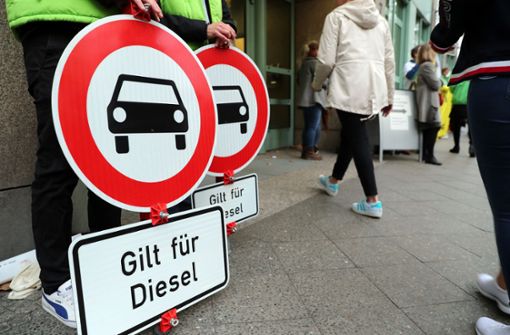 Ab Montag gilt in Stuttgart das Diesel-Fahrverbot. Foto: ZB