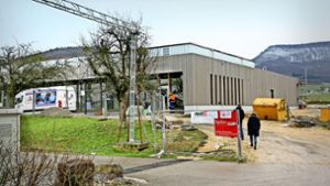 Vom kommenden Frühjahr an sollen die Vereine und Schulen die neue Halle in Eschenbach  nutzen können Foto: Horst Rudel