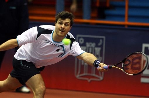 Der Stuttgarter Michael Berrer spielt derzeit in Zagreb ein gutes Tennis. Foto: EPA