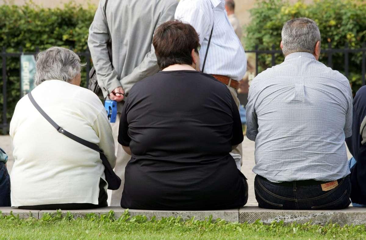 Der Anteil der Übergewichtigen nimmt zu. Foto: dpa/Gero Breloer
