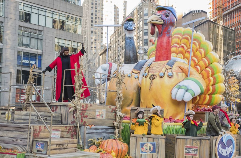 Bei der Thanksgiving-Parade in New York verkünsteln sich die Menschen jedes Jahr. Foto: Invision