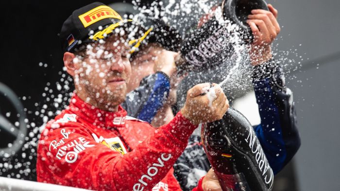 Furioser Vettel im Hockenheim-Chaos Zweiter hinter Verstappen