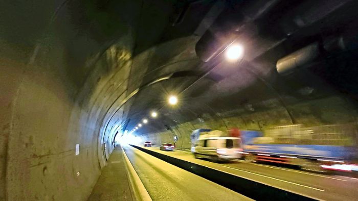Engelbergtunnel bei Leonberg: Einblicke in die Baustelle tief in der Tunnelröhre