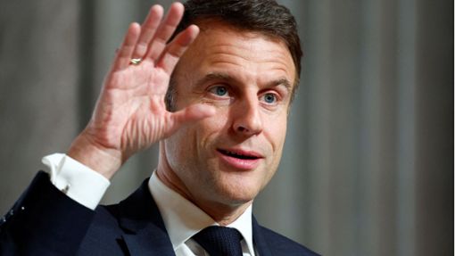 Der französische Präsident Emmanuel Macron schließt den Einsatz von Bodentruppen in der Ukraine durch sein Land nicht mehr aus. Foto: AFP/GONZALO FUENTES