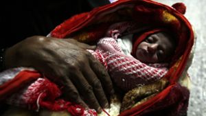 Im Jemen sind wegen der saudi-arabischen Blockade nach Einschätzung der Vereinten Nationen die Leben von Millionen Menschen durch Hunger bedroht. Foto: EPA