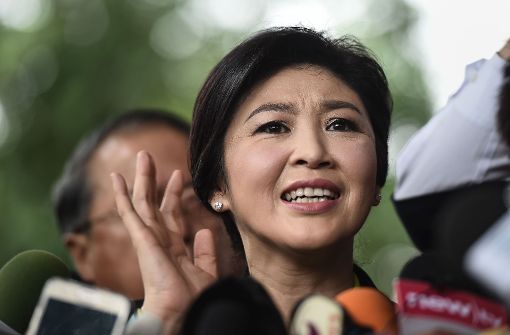 Yingluck Shinawatra hat nach einem Haftbefehl gegen sie das Land verlassen. Foto: AFP
