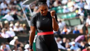 Serena Williams sorgt mit Catsuit für Aufsehen
