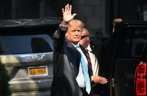 Siegesgewiss: Donald Trump jüngst in New York Foto: imago//Kyle Mazza