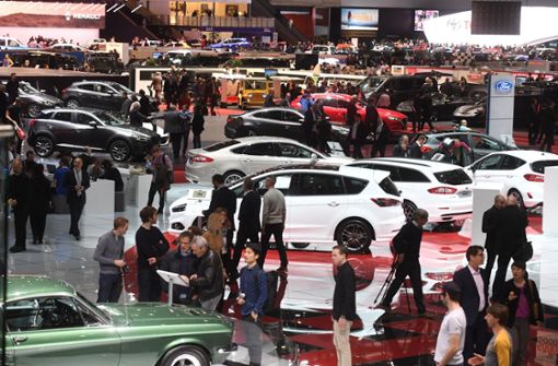 Auf dem Genfer Autosalon zeigen nächste Woche auch die deutschen Hersteller neue Modelle und Studien. Foto: dpa