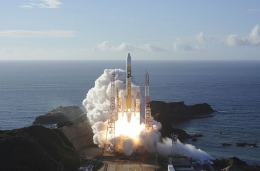 Der Raketenstart von Japan aus ist geglückt, nun ist das Flugobjekt zum Mars unterwegs. Foto: MHI/AP/dpa