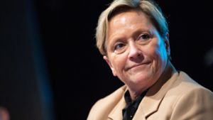 Susanne Eisenmann, Spitzenkandidatin der CDU für die kommende Landtagswahl, muss gegen schlechte Umfragewerte ankämpfen. Foto: dpa/Tom Weller