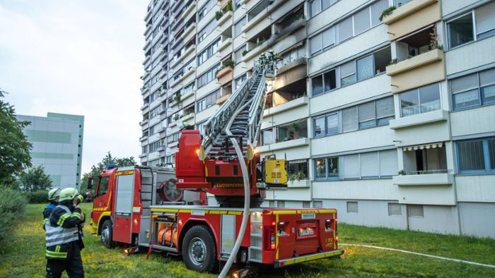 Wohnungsbrand in Neckarweihingen