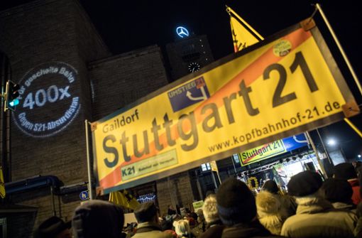 Die Gegner von Stuttgart 21 sehen sich bestätigt. Foto: dpa