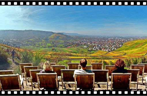 Ganz großes Kino: der  Aussichtspunkt Drei Riesen bei Beutelsbach bietet  einen schönen Blick auf die Landschaft. Foto: privat