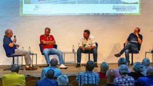 Rudi Entenmann (von links), Hansi Müller, Günther Michelfelder Foto: avanti
