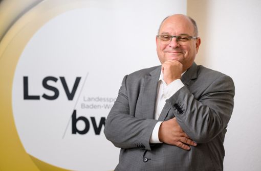 Seit 16. Juli 2022 ist Jürgen Scholz Präsident  des Landessportverbandes Baden-Württemberg und damit Nachfolger von Elvira Menzer-Haasis. Foto: LSV/Martin Stollberg