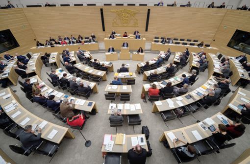 Landtag in Baden-Württemberg Foto: dpa