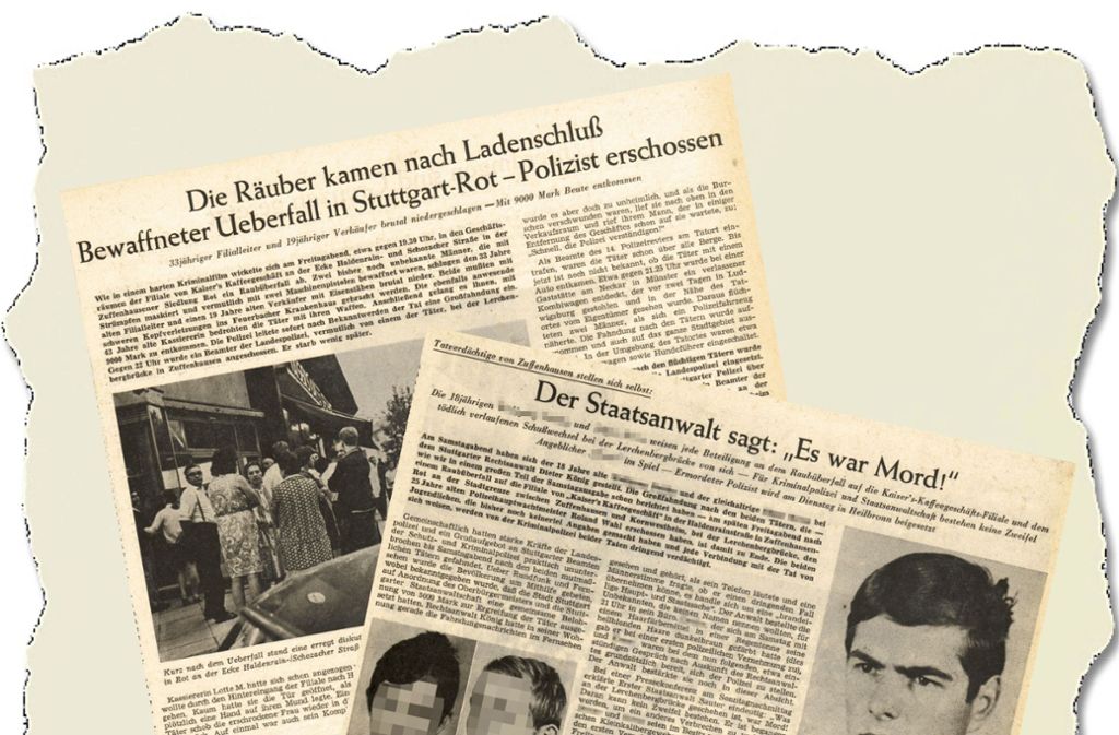 Auch die Stuttgarter Zeitung berichtete 1969 von dem Doppelverbrechen.