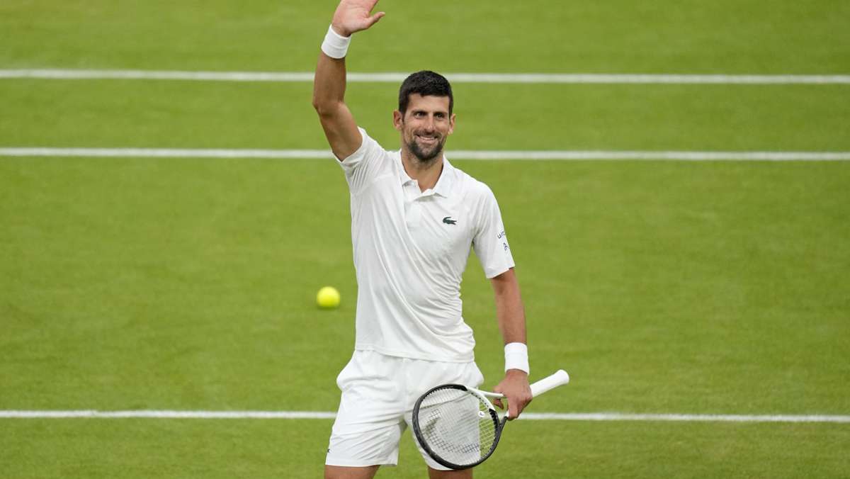 Tennisturnier in Wimbledon Novak Djokovic steht im Finale