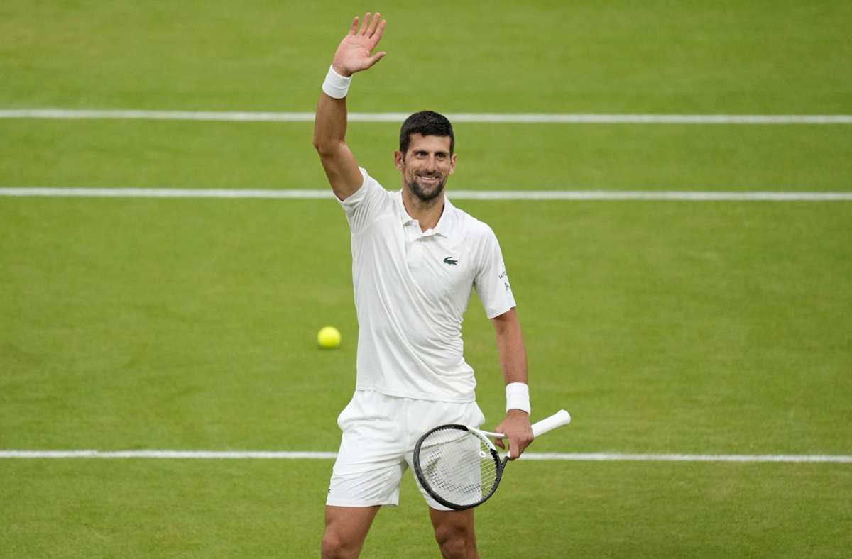 Tennisturnier in Wimbledon Novak Djokovic steht im Finale