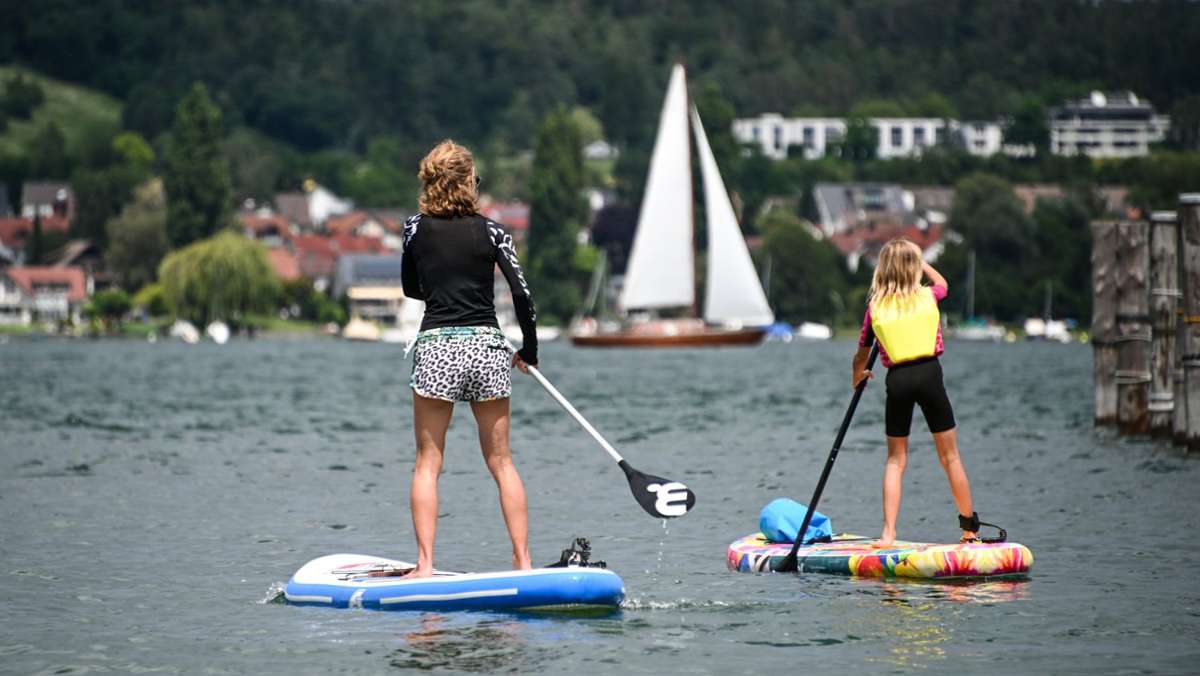 Mineralfreibad Oberstenfeld: Großer Stand-up-Paddle-Wettbewerb