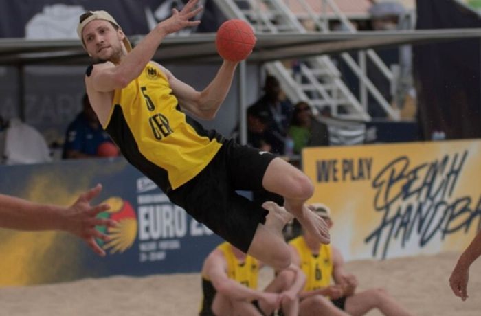 Beachhandballer  bei den European Games: Moritz Friedel und sein Traum vom Sandspektakel bei  Olympia