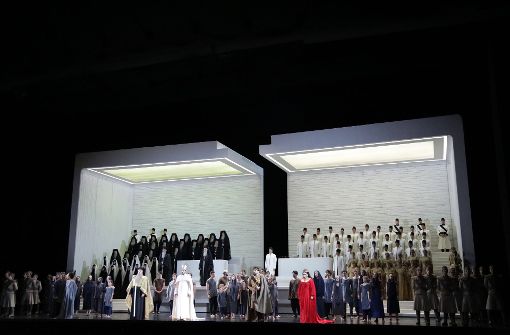 Neuinszenierung der Oper „Aida“ von Verdi bei den Salzburger Festspielen Foto: Patricia Sigerist
