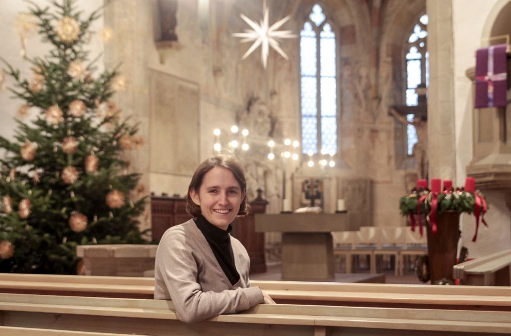 Die Hemminger Pfarrerin Barbara Eisenhardt hat Heiligabend Dienst – das gehört zu Ihrem Job dazu. Foto: factum/Bach