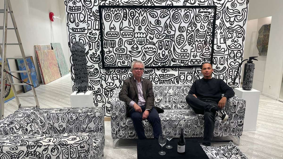 Kunsthandel geht in Stuttgart neue Wege: Pop-up-Galerie feiert Romulo Kurányi fulminant